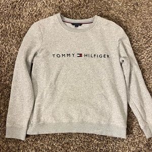 Tommy Hilfiger Grey Crew Neck Sweater Size Medium